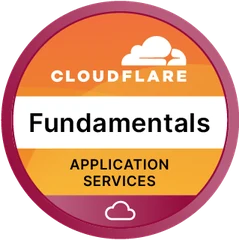 Cloudflare Application Security Essentials certificate badge